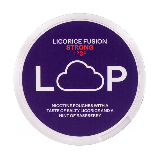 Licorice Fusion Nicotine Pouches by Loop