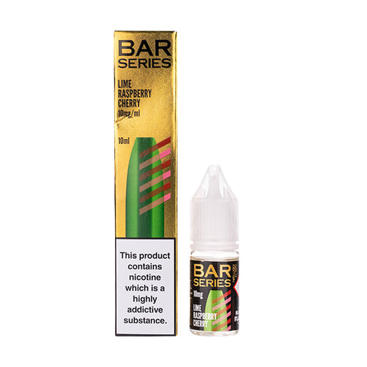 Lime Raspberry Cherry Nic Salt E-Liquid by Bar Series Gold Edition