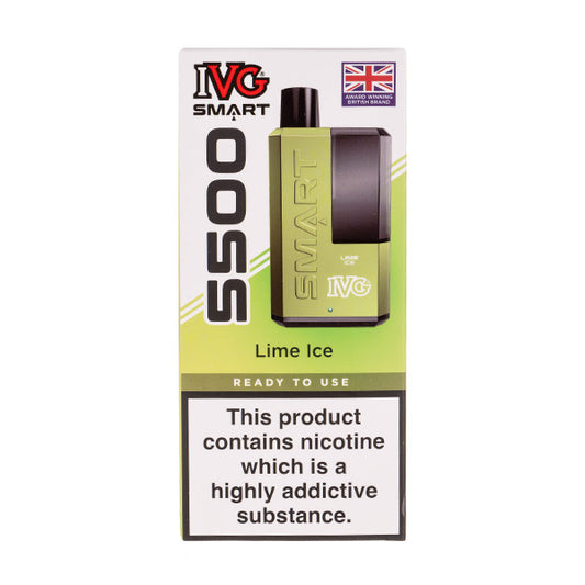 IVG Smart 5500 Disposable Vape - Lime Ice