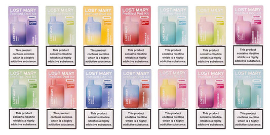 Lost Mary BM600 Prefilled Pod Kit - 16 Flavours