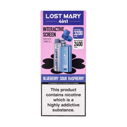 Lost Mary 4-in-1 Pod Kit - Blueberry Sour Raspberry