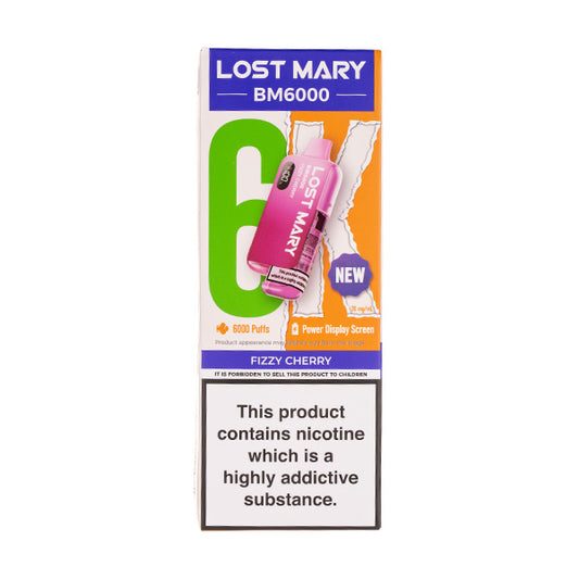 Lost Mary BM6000 Disposable Vape - Fizzy Cherry