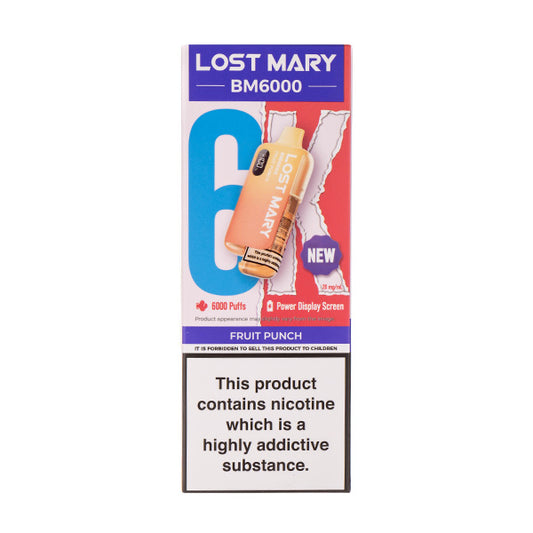 Lost Mary BM6000 Disposable Vape - Fruit Punch