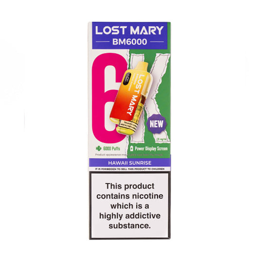 Lost Mary BM6000 Disposable Vape - Hawaii Sunrise