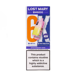 Lost Mary BM6000 Disposable Vape - Strawberry Kiwi