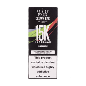 Al Fakher Crown Bar Hypermax 15k Disposable Vape - Lush Ice