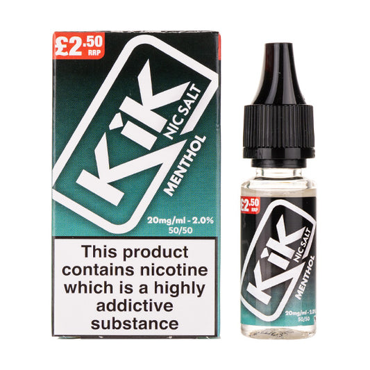 Menthol Nic Salt E-Liquid by Kik