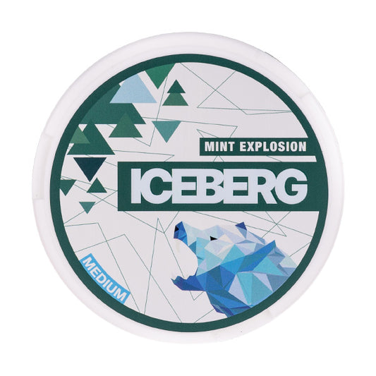 Mint Explosion Nicotine Pouches by Iceberg