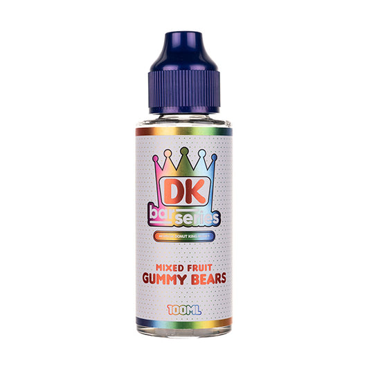 Mixed Fruit Gummy Bears 100ml (50/50) Shortfill E-Liquid by Donut King Bar Series