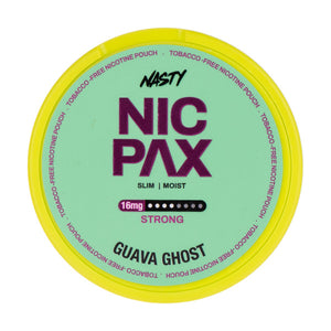 Guava Ghost Nicotine Pouches by Nasty Nic Pax