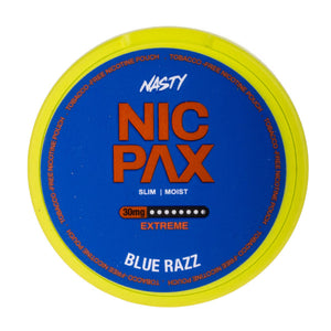 Blue Razz Nicotine Pouches by Nasty Nic Pax - - 30mg 