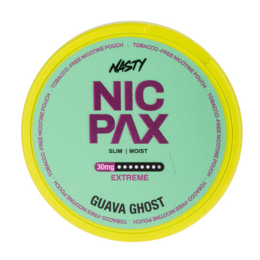 Guava Ghost Nicotine Pouches by Nasty Nic Pax - 30mg