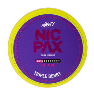 Triple Berry Nicotine Pouches by Nasty Nic Pax - 30mg