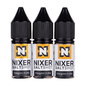 50VG/50PG Nicotine Salt Shot Mixer Kit (3x10ml) by Nixer - 10mg