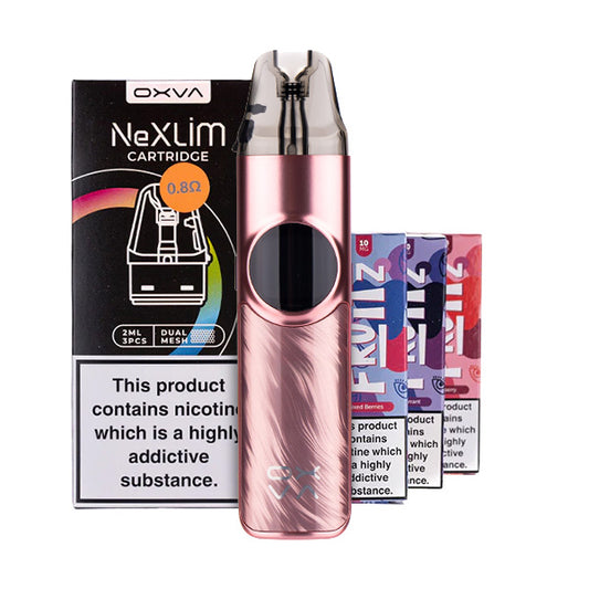 OXVA NeXlim Pod Kit Bundle - Rose Gold