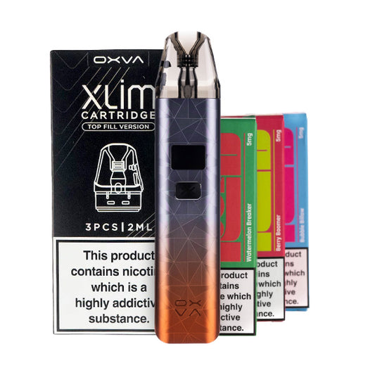 OXVA Xlim Classic Edition Bundle - Orange Silver