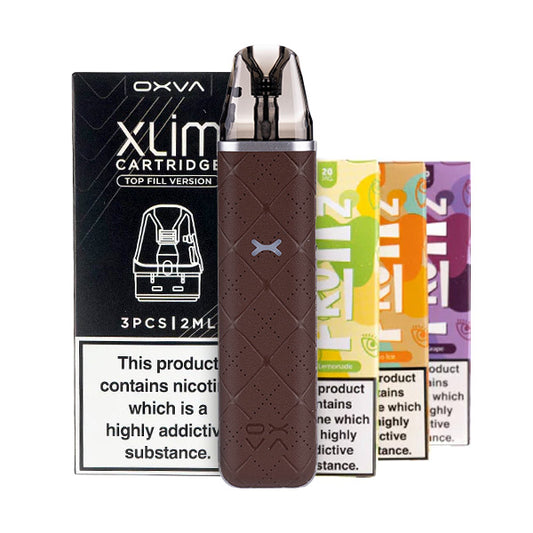 OXVA Xlim Go Pod Kit Bundle - Dark Brown