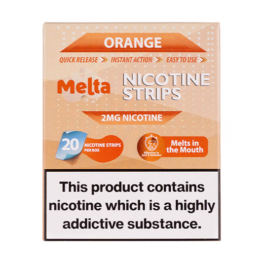 Orange Nicotine Strips by Melta