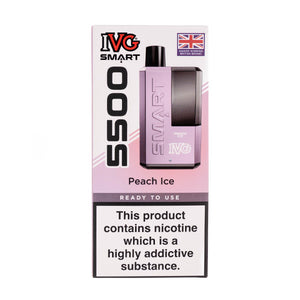 IVG Smart 5500 Disposable Vape - Peach Ice