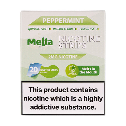 Peppermint Nicotine Strips by Melta