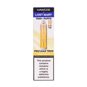 Lost Mary x Hawcos Pro Max 7000 Disposable Vape - Pineapple Ice