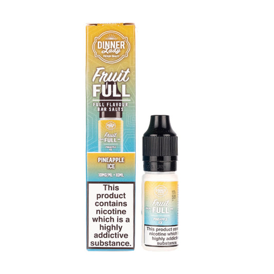 Pineapple Ice Nic Salt E-Liquid by Dinner Lady Fruit Full Bar Salts