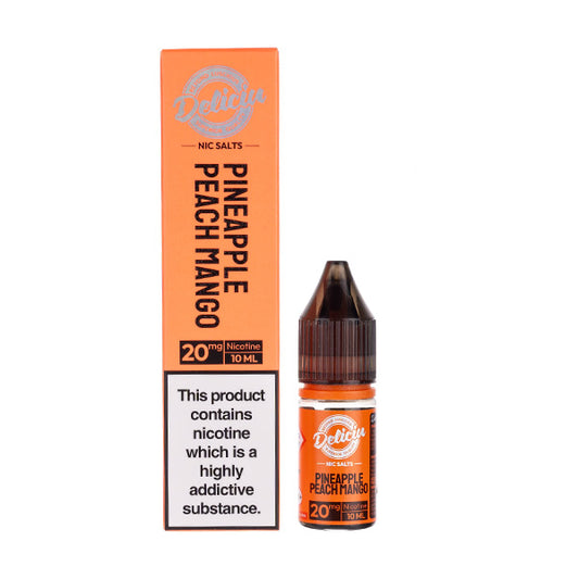 Pineapple Peach Mango Nic Salt E-Liquid by Deliciu