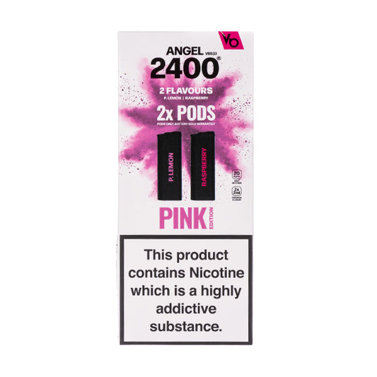 Pink Edition 1 Vapes Bar Angel 2400 Prefilled Pods