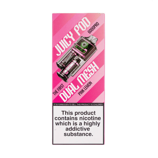 Juicy Pod 6000 Pro Disposable - pink lemon