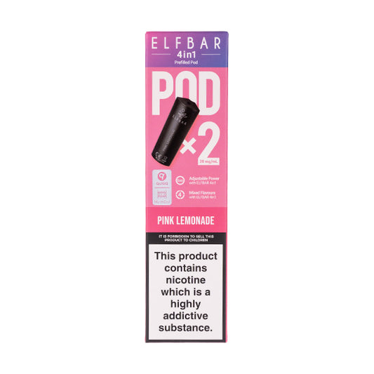 Pink Lemonade 4 in 1 Prefilled Pods by Elf Bar