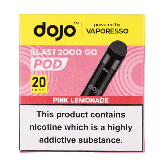 Pink Lemonade Dojo Blast 2000 Go Prefilled Pod + Refill by Vaporesso