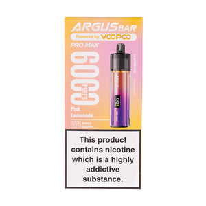 VooPoo Argus Bar Pro Max Disposable Vape - Pink Lemonade