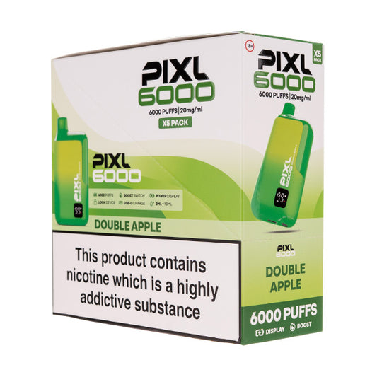 Pixl 6000 Disposable Vape [Pack of 5]