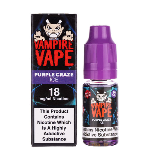 Purple Craze Ice E-Liquid by Vampire Vape
