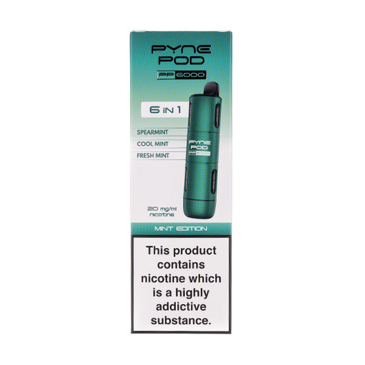 Pyne Pod PP6000 6-in-1 Disposable Vape - Mint Edition