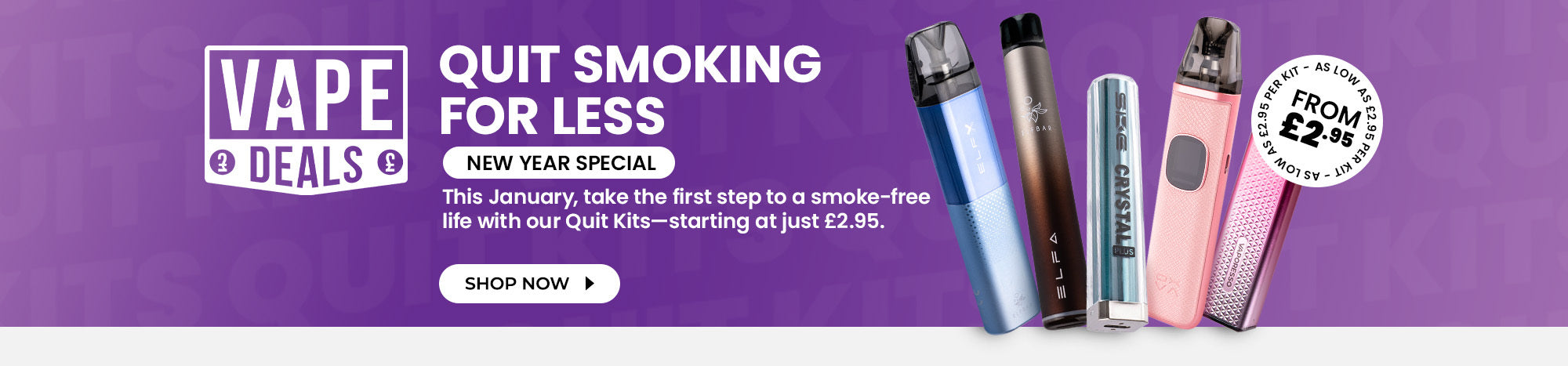 Quit Smoking For Less - Explore our Vape Kit Special Prices