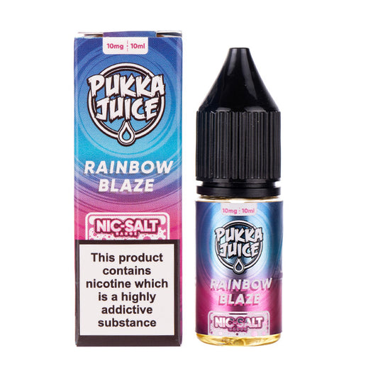 Rainbow Blaze Nic Salt E-Liquid by Pukka Juice