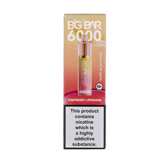 Feoba Big Bar 6000 Disposable Vape - Raspberry lemonade