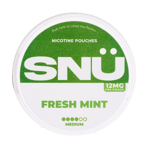 SNÜ Fresh Mint Nicotine Pouches | Vape Superstore