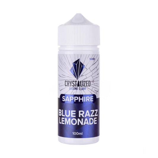 Sapphire Blue Razz Lemonade 100ml (50/50) Shortfill E-Liquid by Crystalized