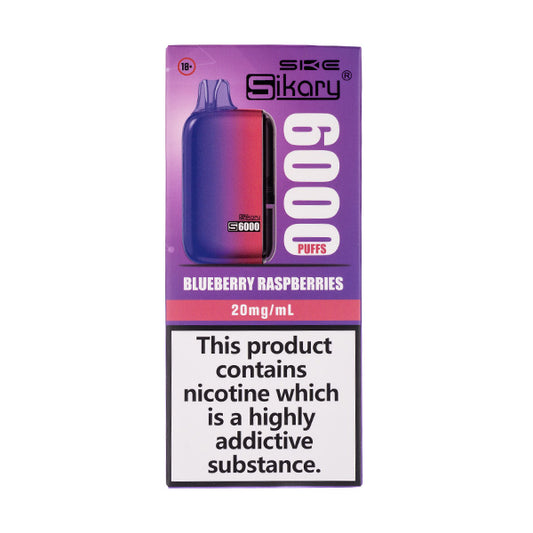 Sikary S6000 Disposable Vape Blueberry Raspberries