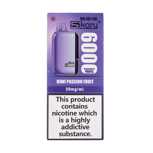 Sikary S6000 Disposable Vape Kiwi Passion Fruit