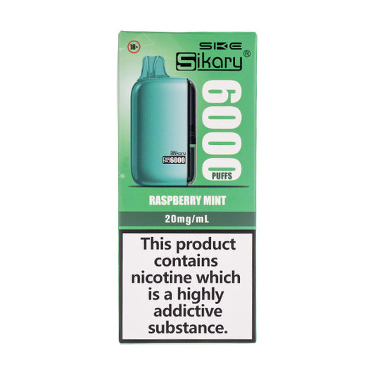 Sikary S6000 Disposable Vape Raspberry Mint