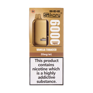 Sikary S6000 Disposable Vape Vanilla Tobacco