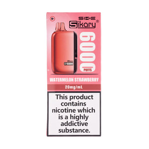 Sikary S6000 Disposable Vape Watermelon Strawberry