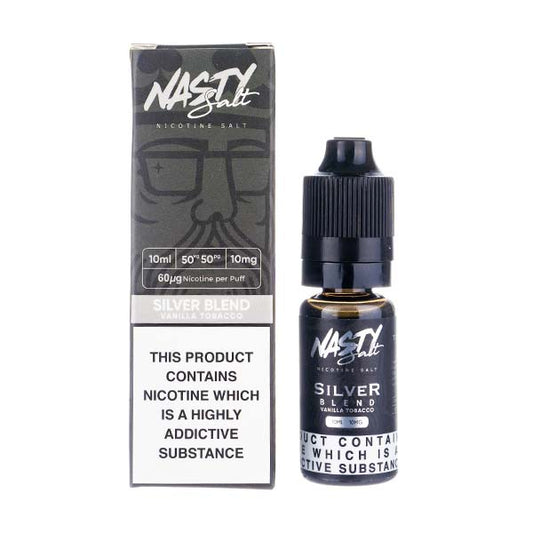 Silver Blend Nic Salt E-Liquid by Nasty Juice