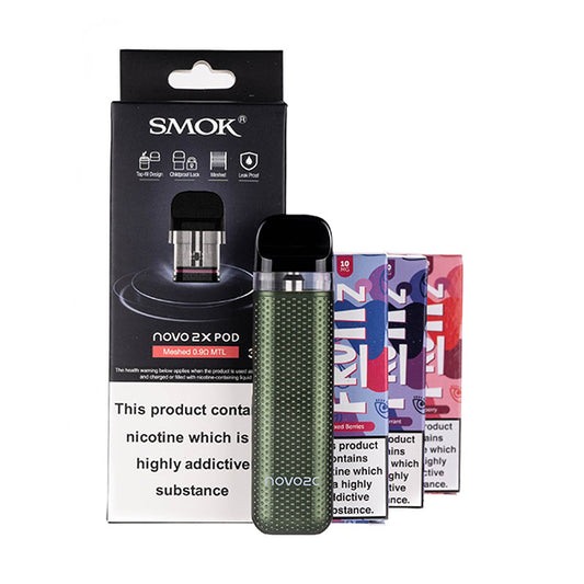 SMOK Novo 2C Pod Kit Bundle - Pale Green