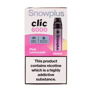 Snowplus Clic 6000 Disposable Vape - Pink Lemonade