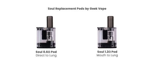 Soul Pod Kit by Geek Vape - Included Pods