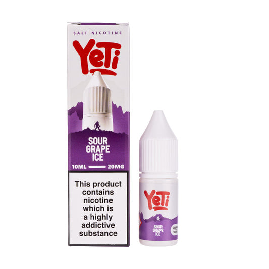 Sour Grape Ice Nic Salt E-Liquid by Yeti Summit Series